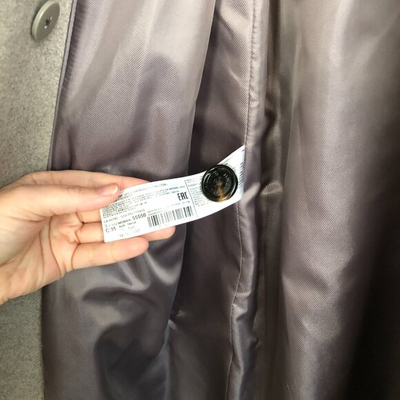 MANGO Handmade Oversized Wool Coat NWT - Picture 7 of 10